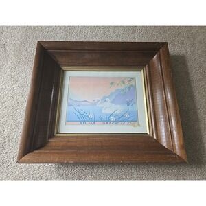 Antique Vintage  Victorian Shadow Box‎ Picture Art Wood Frame 13x15